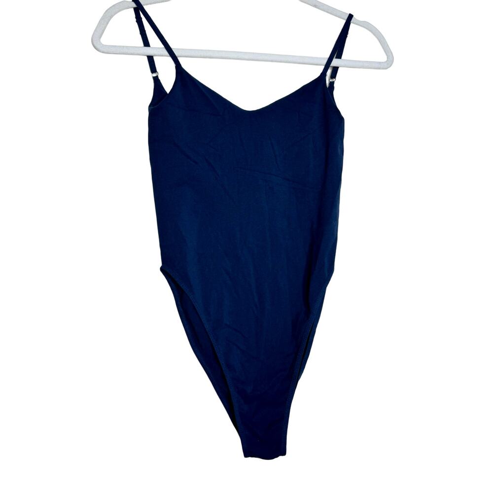 Intimately Free People Blue V-Neck Sleeveless Bodysuit NWOT Size XS/S - Picture 1 of 6